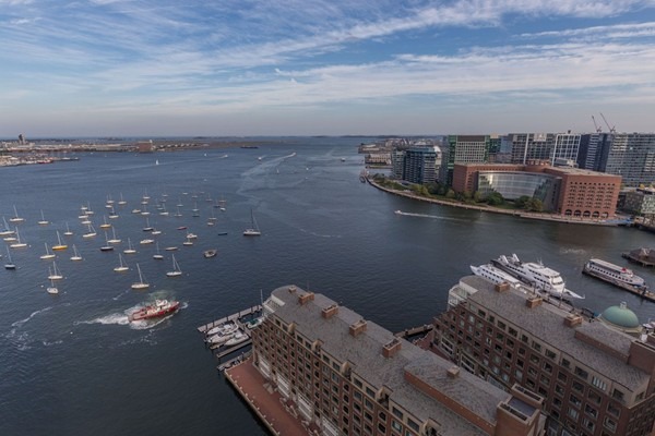 Aerial photo of Boston Waterfront